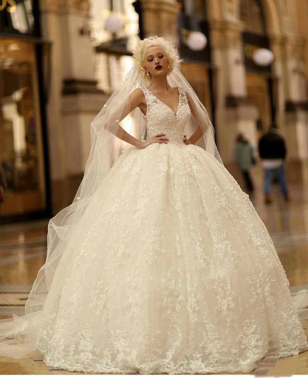 Princess Wedding Dress Ball Gown 