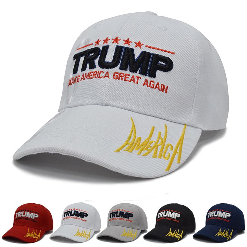 Donald Trump 2020 Hat Black USA Flag Make America Great Again Cap