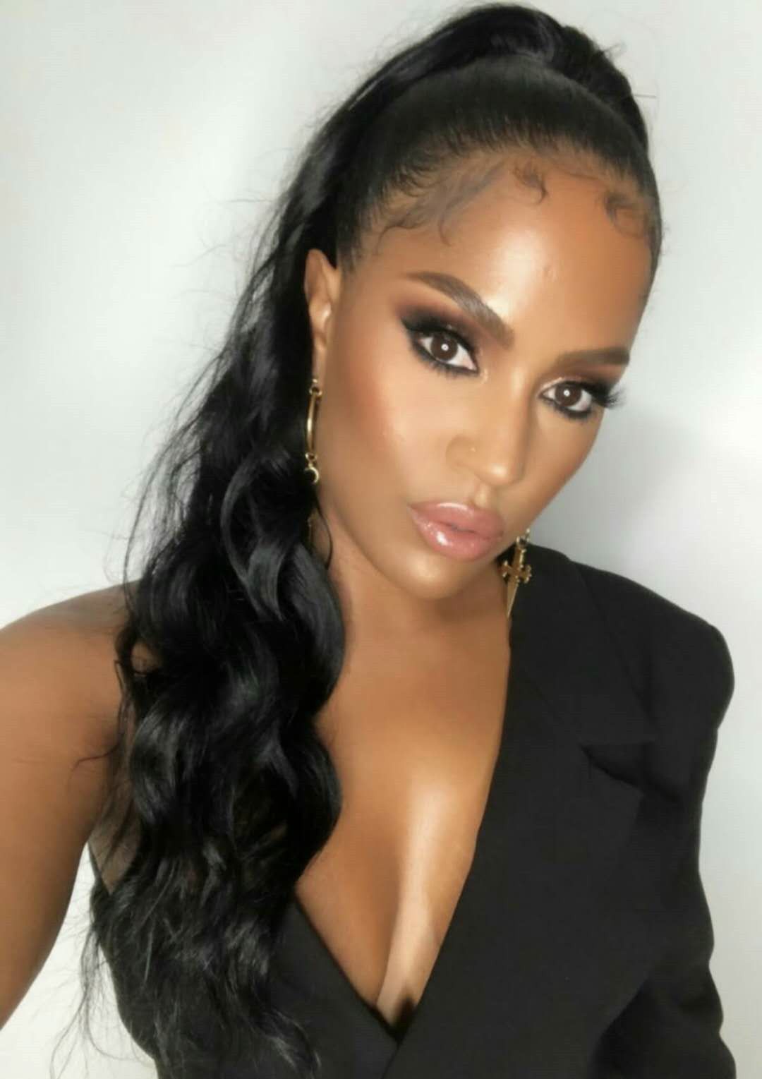 Women Ponytail Hairstyle Updo Loose Wave Pony Tail Hairpiece 160g