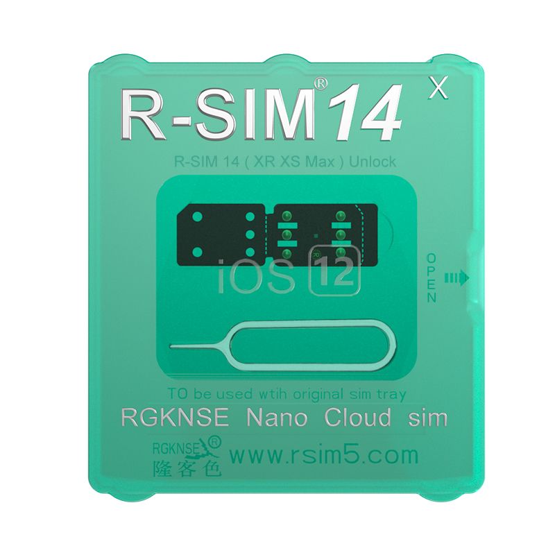TOP R-sim 14 V18 RSIM14 R SIM 14 unlock iphone xs max xr IOS12.4 Mia perfect unlocking sim sprint AU softbank japan docomo T-mobile LTE 4G