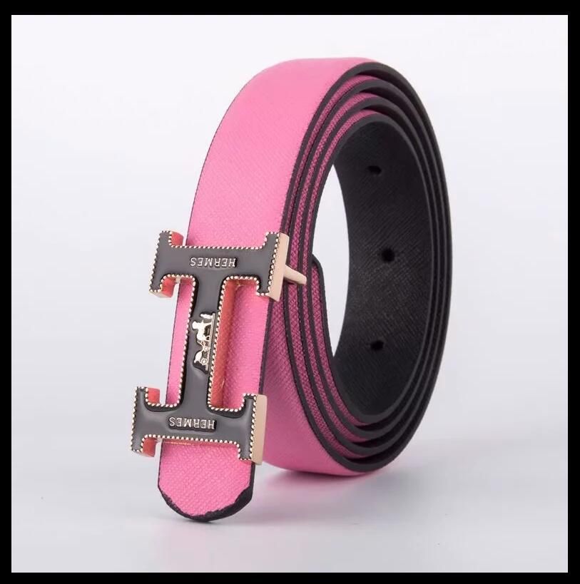 pink designer belts