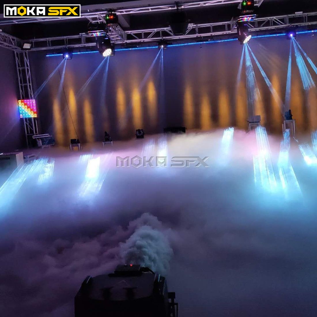 2020 Industrial 3500w Dry Ice Fog Machine +Adjustable Low Ground Fog