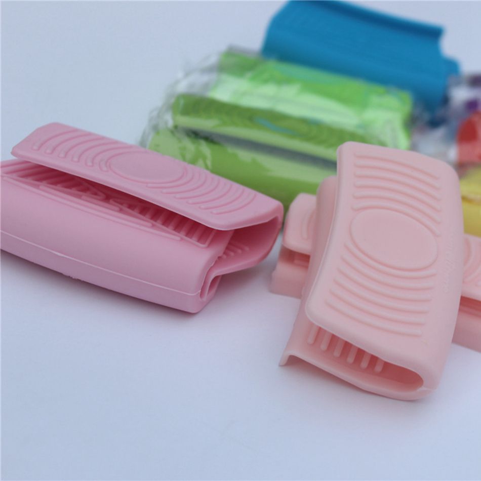 Thickened Silicone Pan Handle Cover Insulation Cover Pan Ear Clip