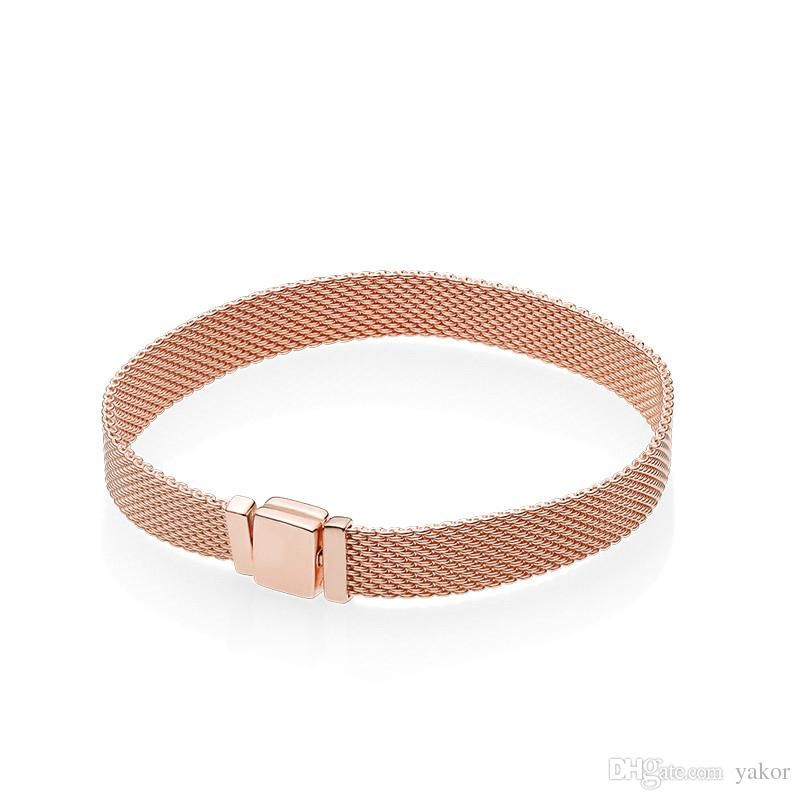 Pandora reflexions shop bracelet rose gold