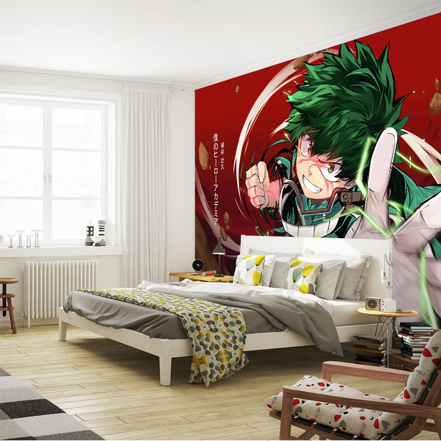 My Hero Academia Wallpaper Japanese Anime 3d Wall Paper Kids Bedroom Wall Paper Mural Rolls Sofa Tv Background Upholstery Wall Covering Wide Desktop