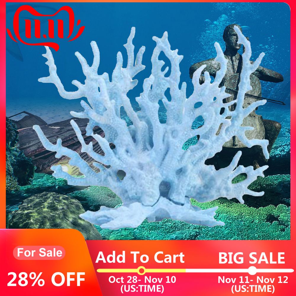 2019 Vivid Plant Ornament Aquarium Decoration Artificial Coral