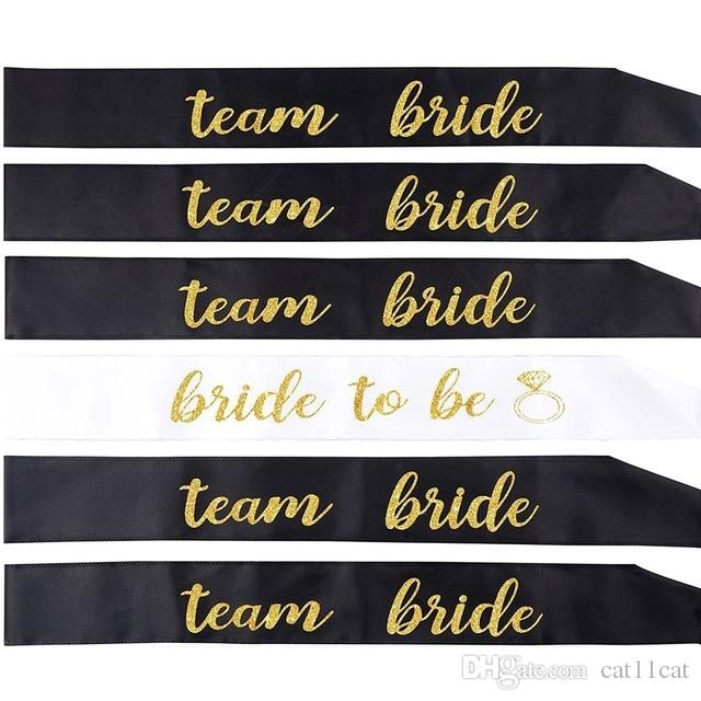 bridesmaid sashes