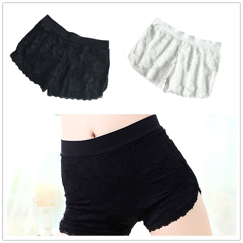 pantaloncini di pizzo