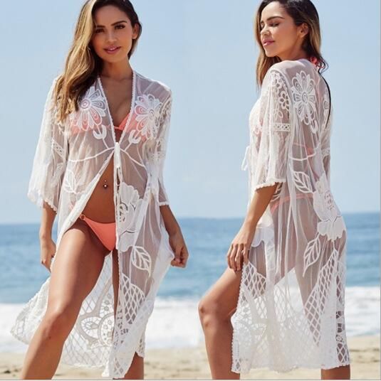 lace beach cover up