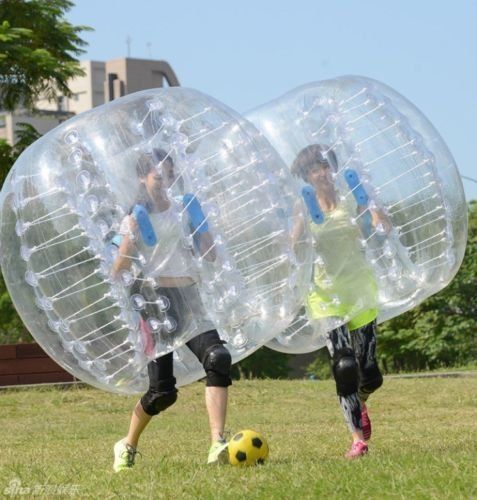 1.2M/1.5M Inflatable Bumper Ball Bubble Soccer Ball PVC TPU Zorb Ball Game US 
