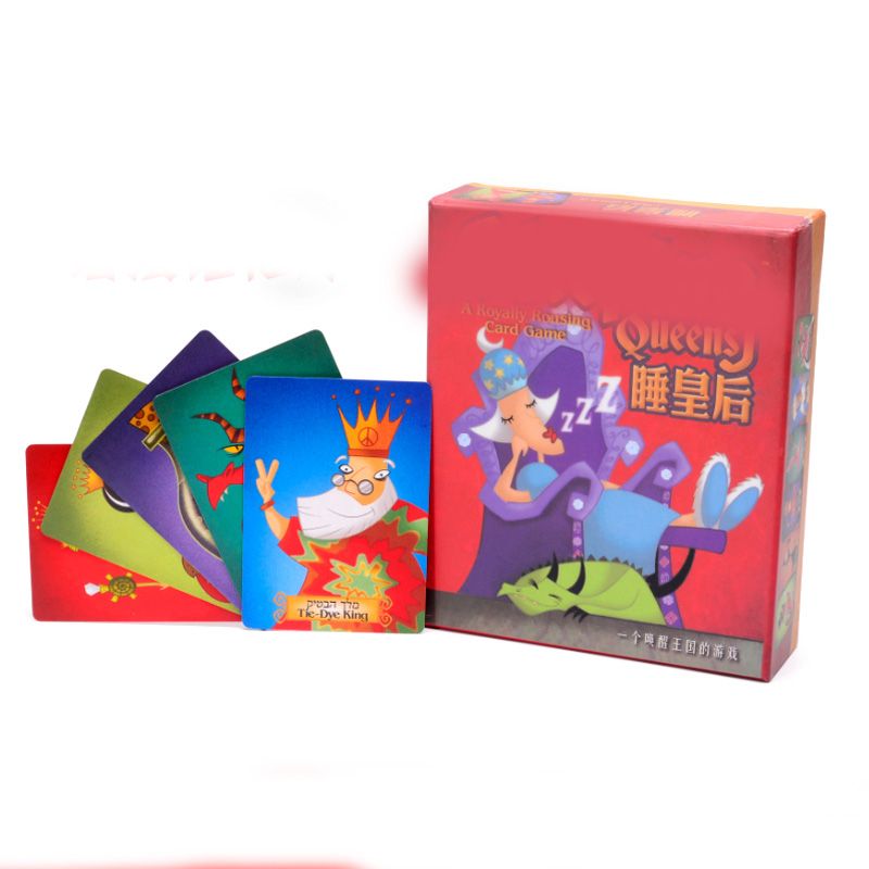 Sleeping Queens English Board Educational Game magic children playing Fun cards 