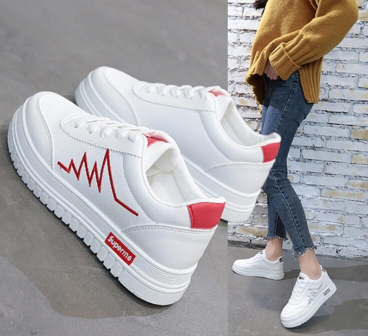 scarpe bianche platform