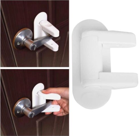 2019 Baby Safety Lock Door Lever Lock Safety Child Proof Doors Adhesive Lever Handle Compatible With Standard From China Wholesale15 3 96