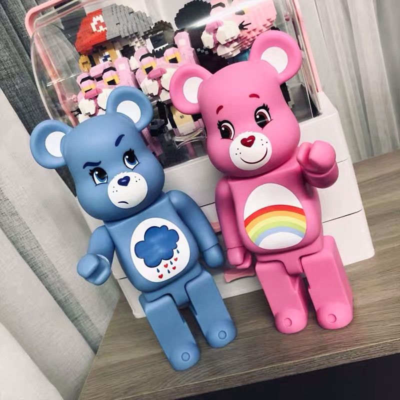 2020 Rainbow Rainy Day Violent Bear Blocks Bear Fashion Dolls Hand