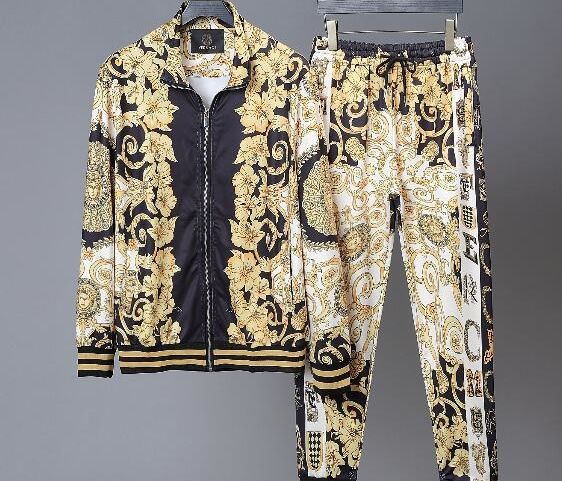 Mens Tracksuits Online Sale New Sportswear Luxury Suits Fashion Running Men S Brand Sportswear Letter Printed Slim Hip Hop ClothingG2&#13;Versace 519663580 | DHgate.Com