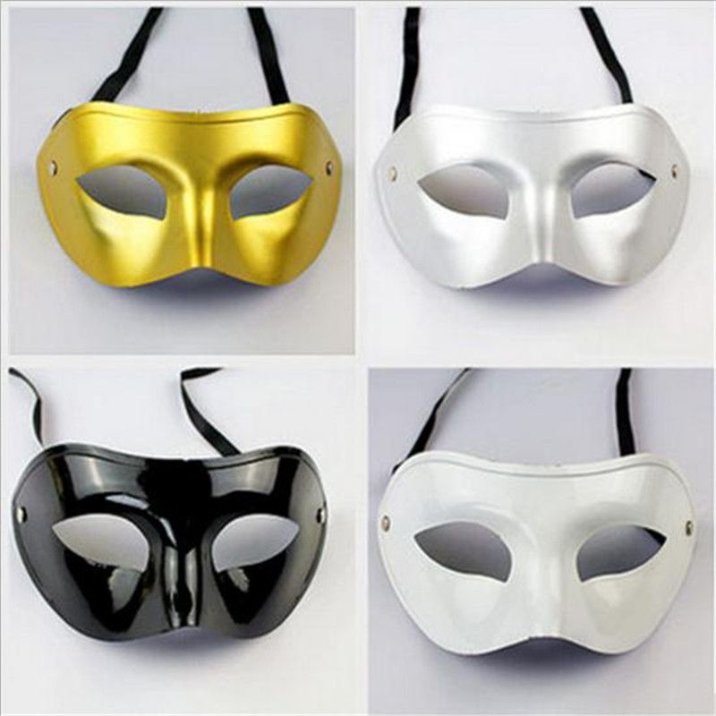 Mens Masquerade Masks Fancy Dress Masks Masquerade Masks Plastic Half Face Mask