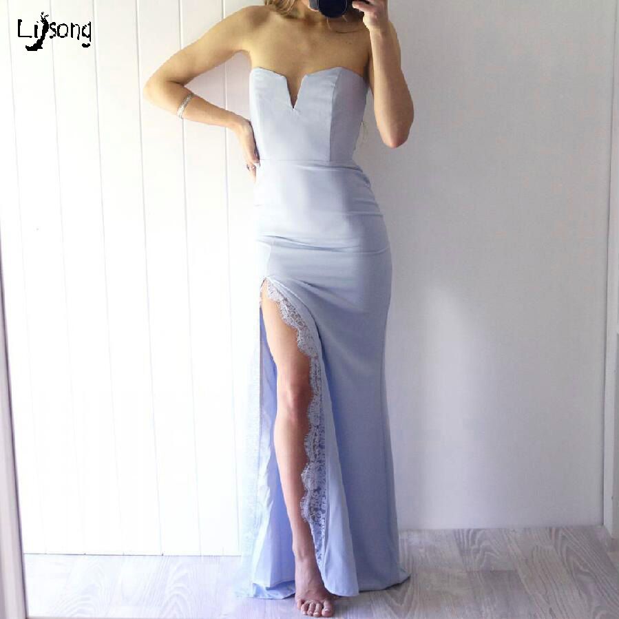 simple straight gown