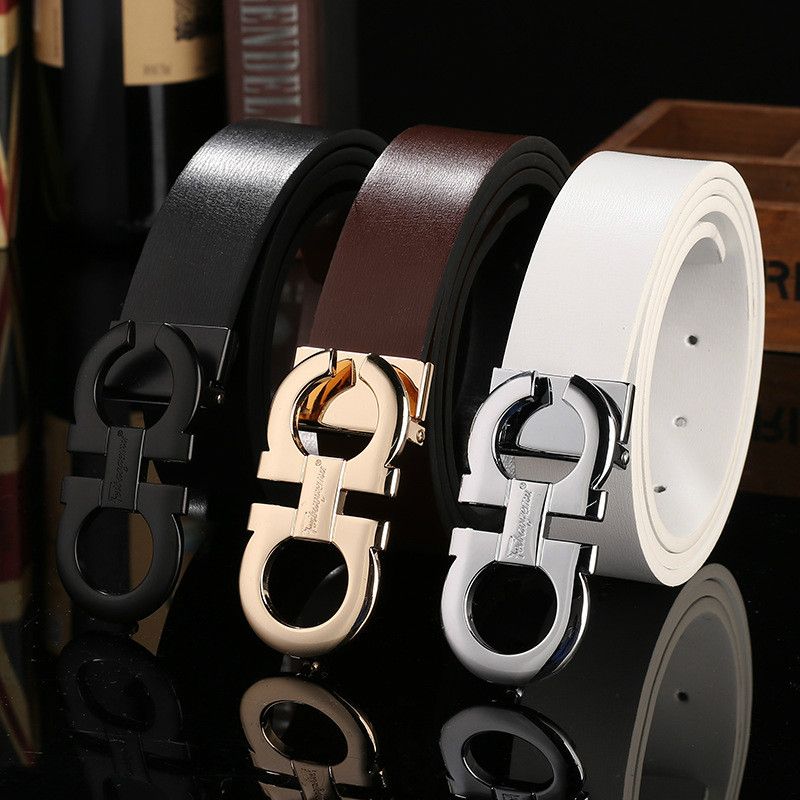 mens black designer belt