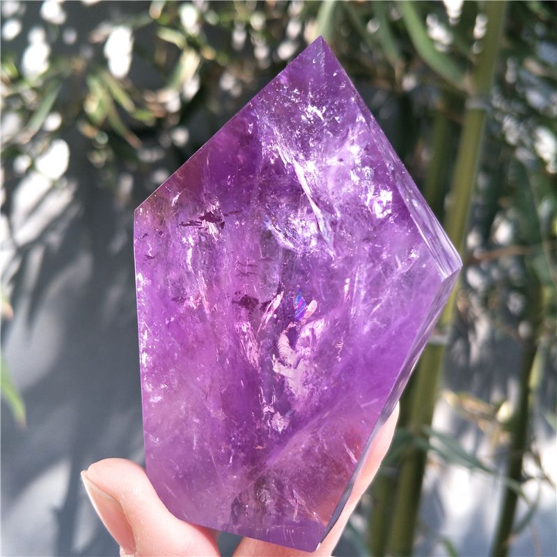 Opale Cristal Quartz Pyramide Pierre Précieuse Roche Décoration Reiki Guérison