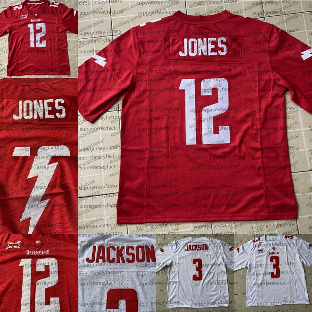 2021 2020 Cardale Jones DC Defenders XFL Football Jersey Tyree Jackson