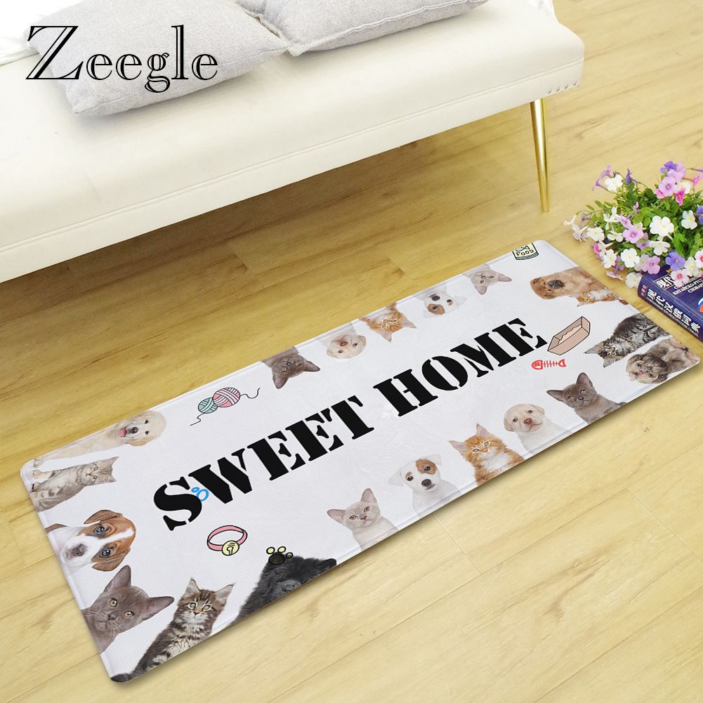 Grosshandel Zeegle Wohnzimmer Langen Teppich Rutschfeste Kuchenteppich Sweet Home Indoor Matte Waschbar Schlafzimmer Carpet Flur Teppich Bodenmatte Von Georgen 11 28 Auf De Dhgate Com Dhgate