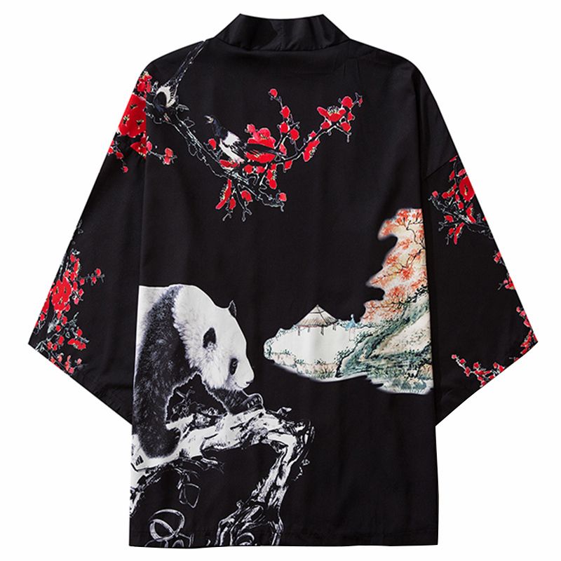 Diseño De Flores Japonesas Kimono Camisa Para Hombre Diseño De Flores Japonesas Kimono Camisa Para Hombre