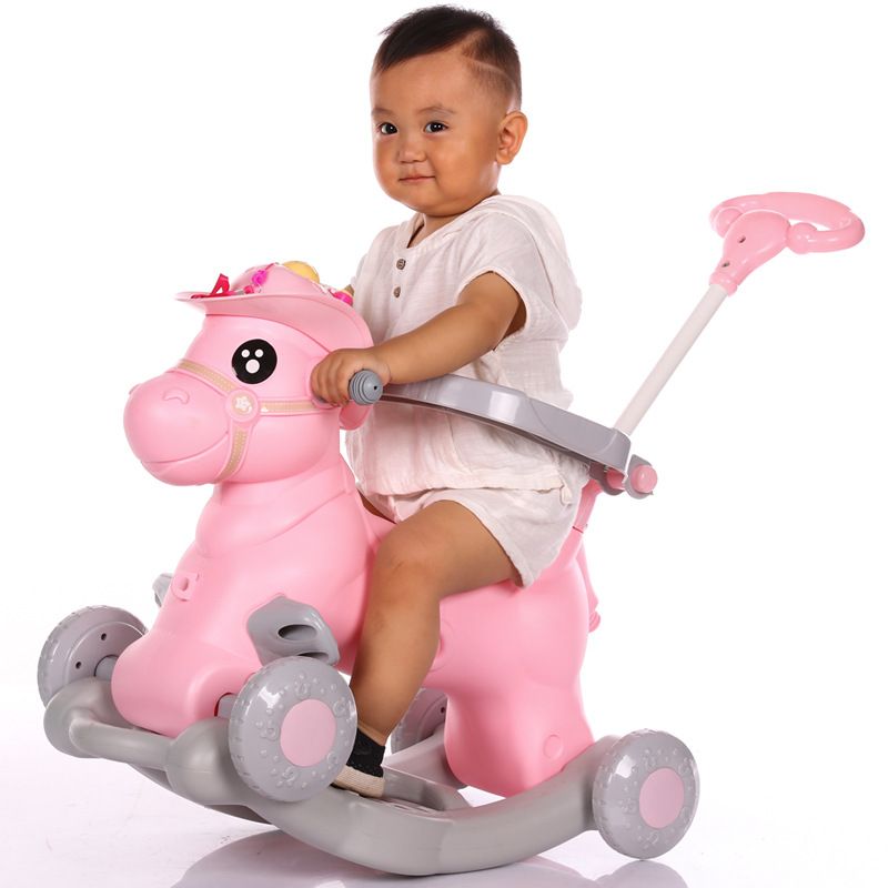 baby ride on horse
