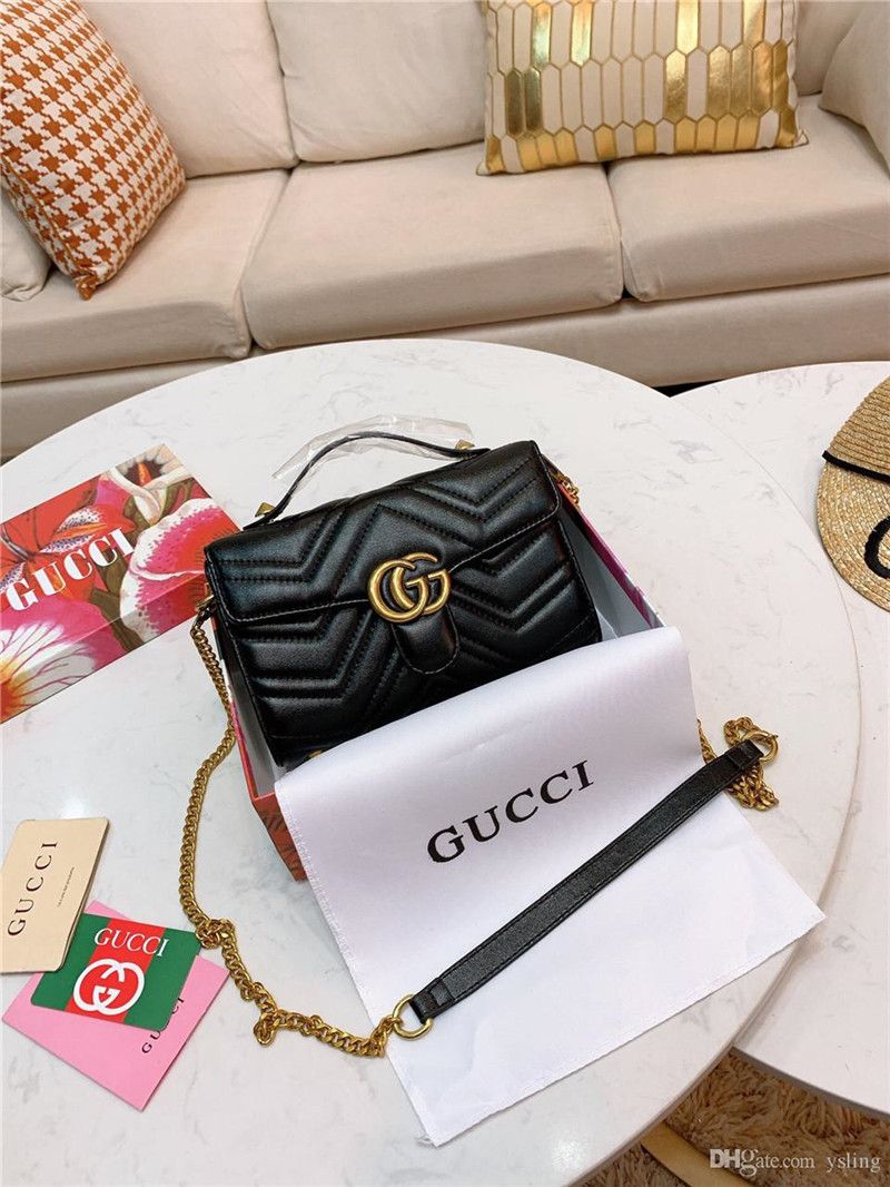 gucci crossbody gold chain