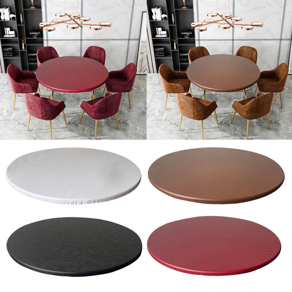 Waterproof Non Slip Round Fitted Tablecloth Table Cover Cloth 120cm From Zeyuantrading 45 26 Dhgate Com Non Slip Round Fitted Tablecloth Table, Round Table Top Protector