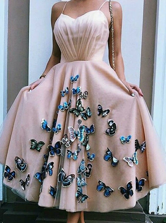 butterfly homecoming dress