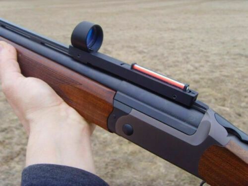 VOMZ PILAD Red Dot Fiber Sight 1X28 Collimeter Fit Shot gun Rib Rail scope