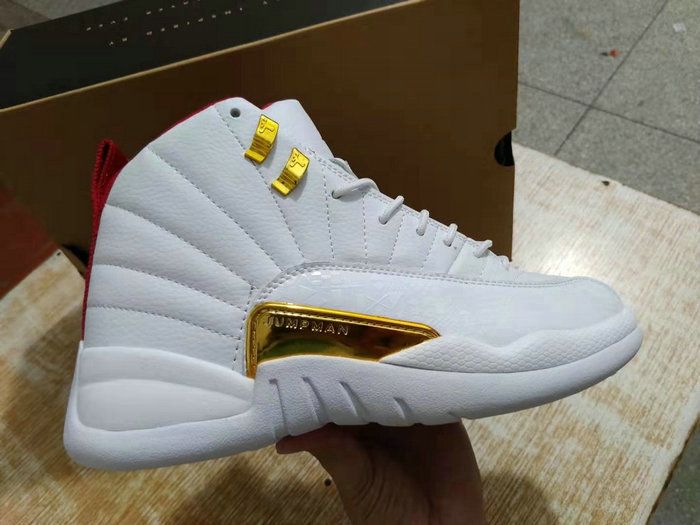 white red and gold 12s