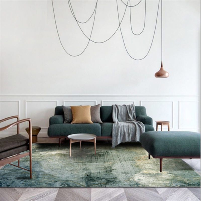 Carpets For Living Room Nordic Abstract Watercolor Oil Painting