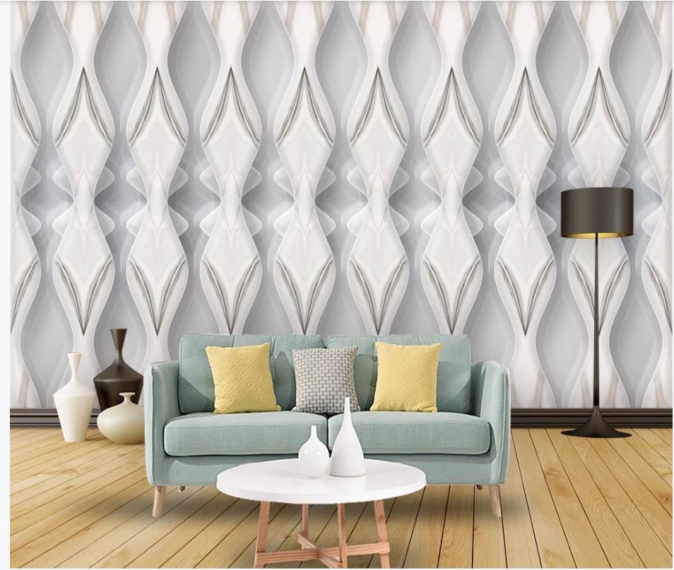 Grosshandel Tapete Fur Wande 3 D Fur Wohnzimmer Moderne Schone Dreidimensionale Kurve Fernsehhintergrundwand Von Catherine198809100 4 32 Auf De Dhgate Com Dhgate