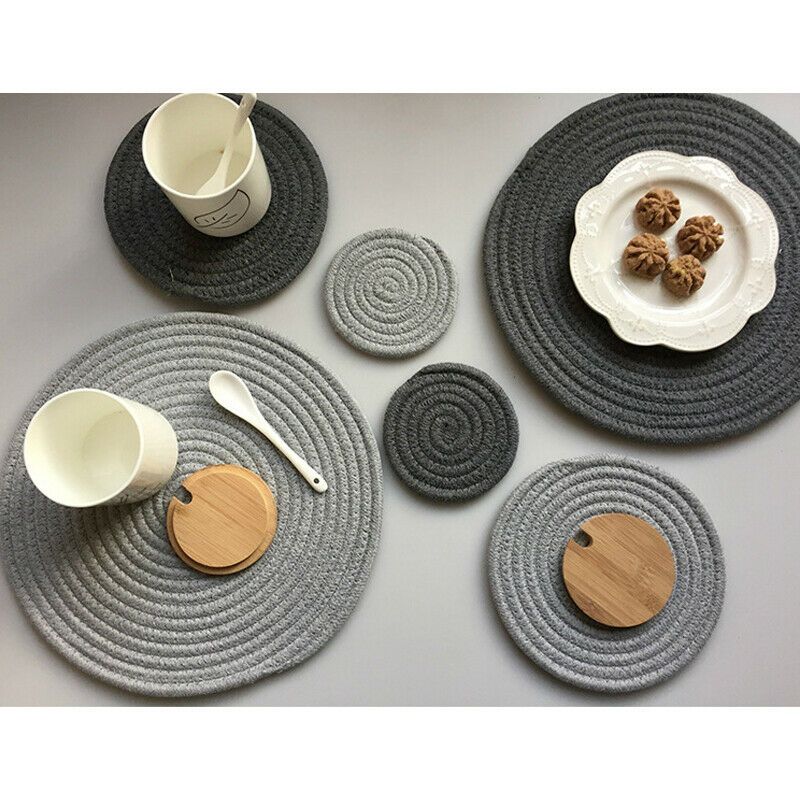 2020 Hot Handmade Crocheted Placemat Table Mat Cotton Doily Cup Kitchen Round Mat Placemat For Dining Table Carpet One Locations Carpet Services From Gl8888 7 4 Dhgate Com