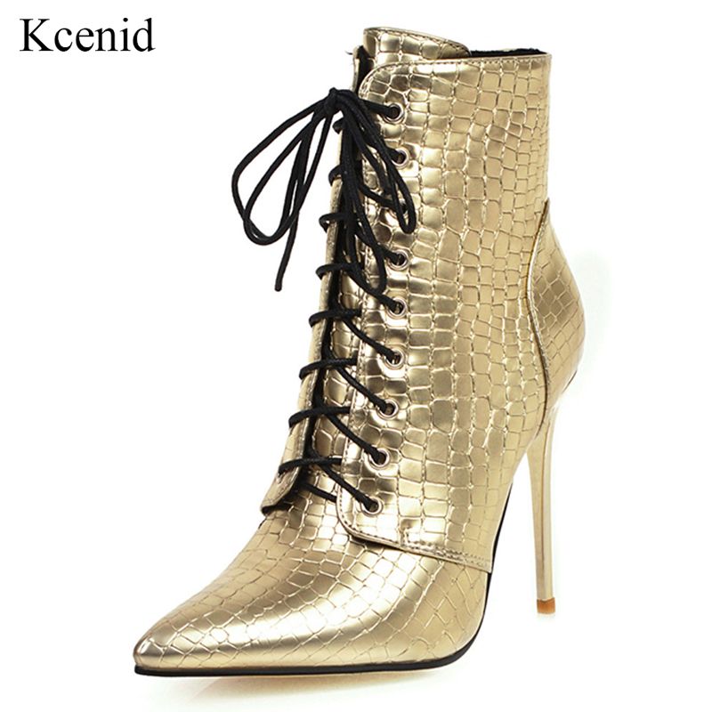 gold ankle boots womens