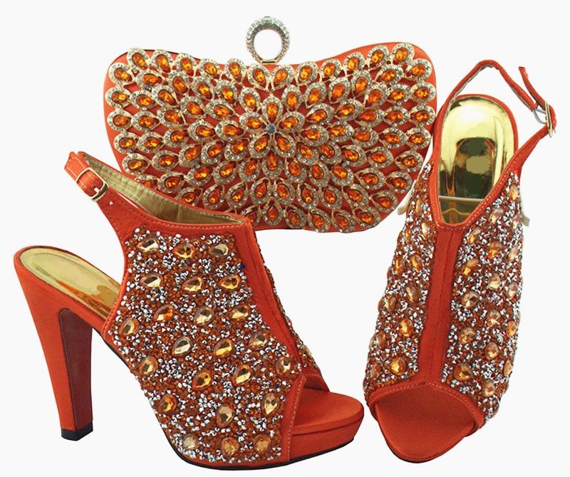 Acquistare Bellissime Donne Corallo Pompe E Borsa Set Con Decorazione Di  Cristallo Colorata Scarpe Africane Abbinare Borsa Vestito QSL005, Tacco  12cm Economico | Consegna Veloce E Qualità | It.Dhgate