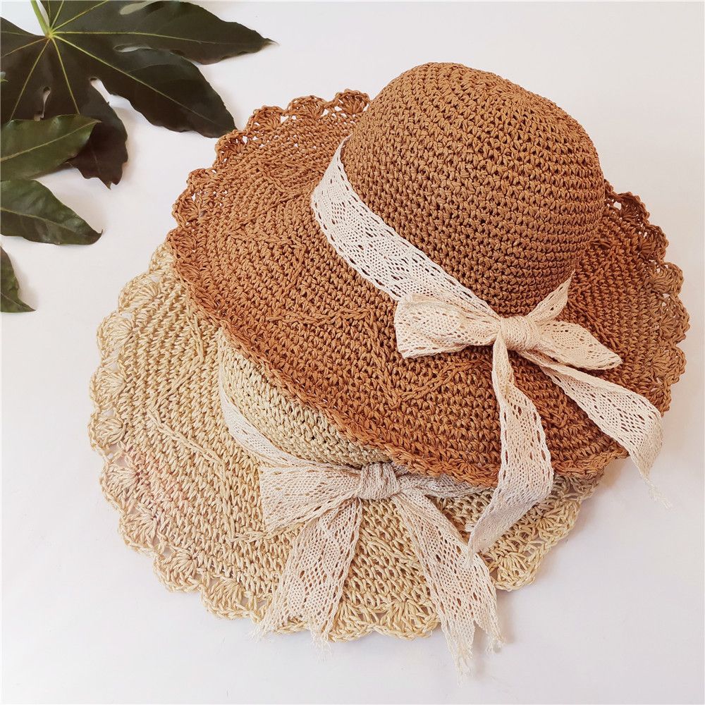 foldable straw hat