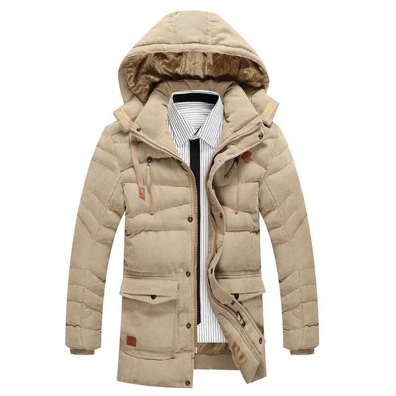 Compra En Stock Ropa Para Hombre Barata Top Con Capucha Gruesa Abrigo De  Los Hombres De Invierno Chicos Delgados Casual Down Jacket Hombre Parkas  Outwear Plus Size M 3XL Barato | Entrega