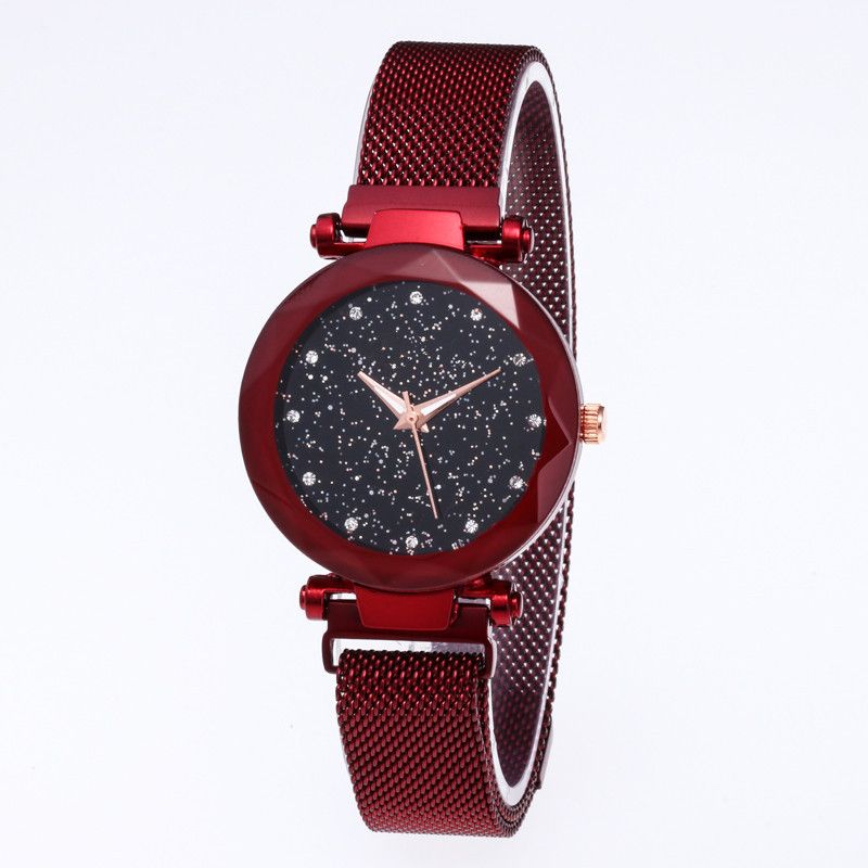 Fashion Watches Starry Female Watches Magnet Milan Belt Womens Watch Ladies Watch Magnetic Strap Starry Dial Watch Gold Watches Expensive Watches From Sarahyj1992 8 3 Dhgate Com