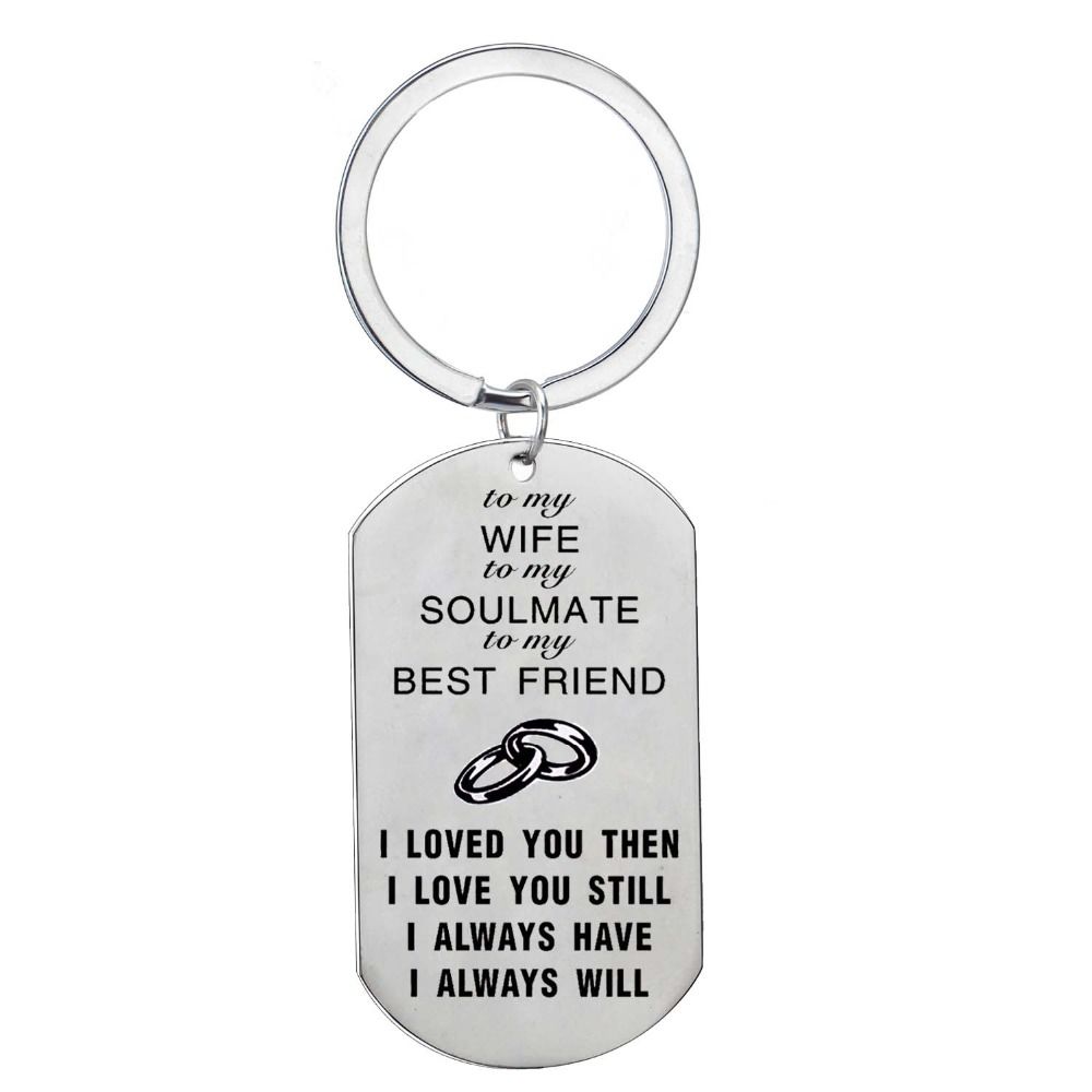 to my wife keyring