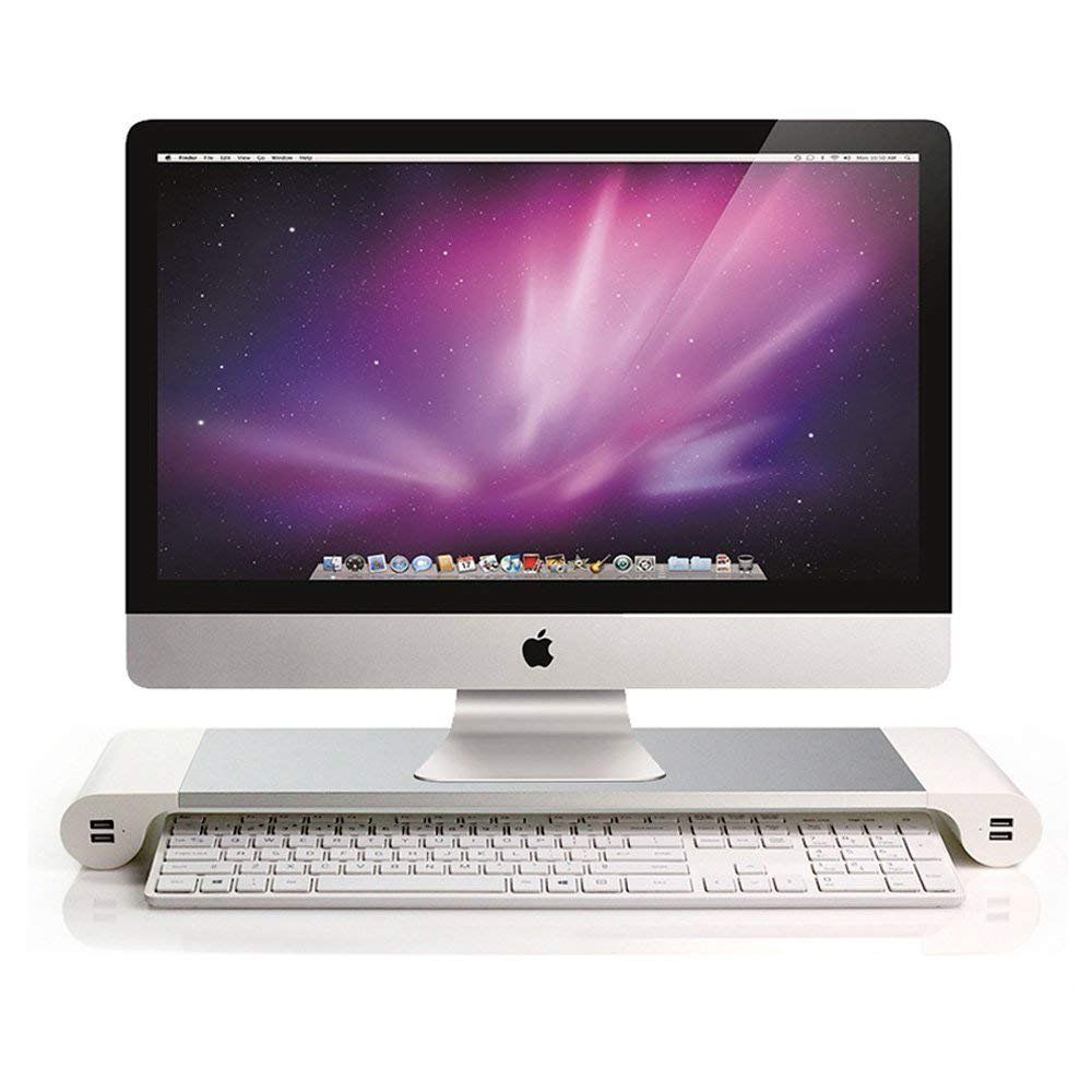 2019 Space Bar For Imac Aluminum Laptop Pc Monitor Stand Riser