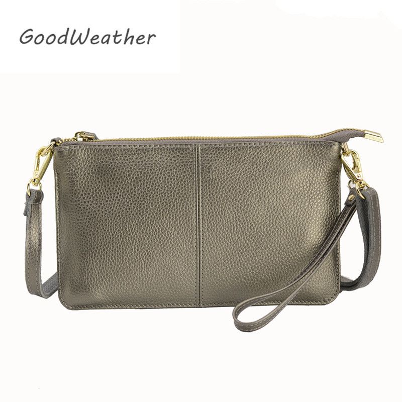 bronze clutch bag