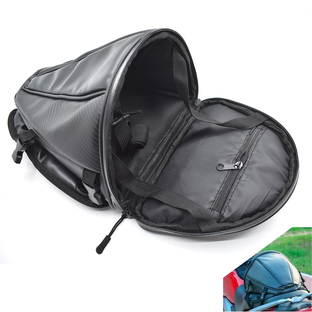 motorcycle rear seat bag