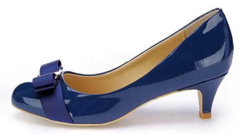 3.5cm heel blue