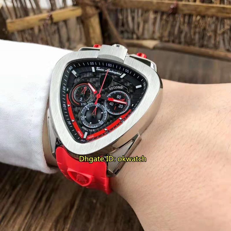 Acquistare Migliori Cassa In Acciaio Orologi Lamborghini 66 ° Anniversario  Miyota Quarzo Cronografo Mens Watch Quadrante Nero Con Cinturino In Gomma  Gents Orologi Da Polso Economico | Consegna Veloce E Qualità | DHgate Italy