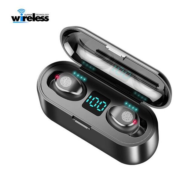 satin al f9 tws bluetooth kulaklik cift mikrofonlu kulaklik sarj kutusu spor kablosuz kulaklik kulakliklarla 5 0 kablosuz tl45 67 dhgate comda