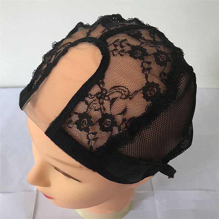 Mesh U-part Wig Cap For Making Black Lace Wigs For view 2