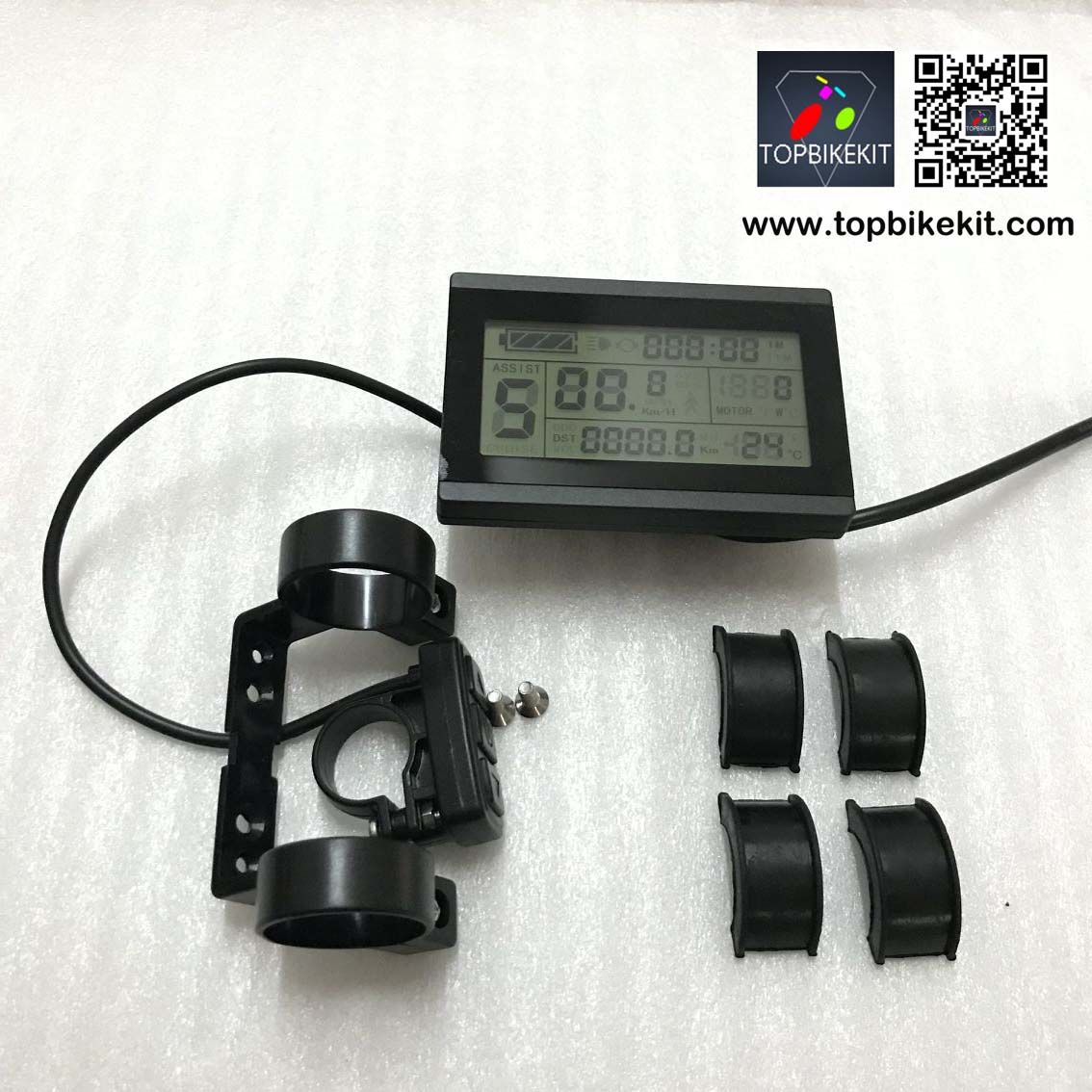 5pins Waterproof connector KT-LCD3 Display 24V//36V//48V Meter Control Panel ebike