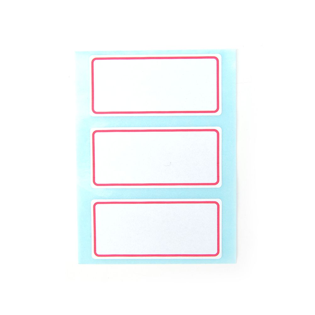 2020 60 Sheets Blank Stickers 34*73mm Self Adhesive Label Blank Note